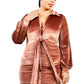 “Florrie” Rust Velvet Dress