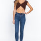 “Mia” Chocolate Crop Top