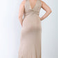 “Classy Hottie” Beige Maxi Dress