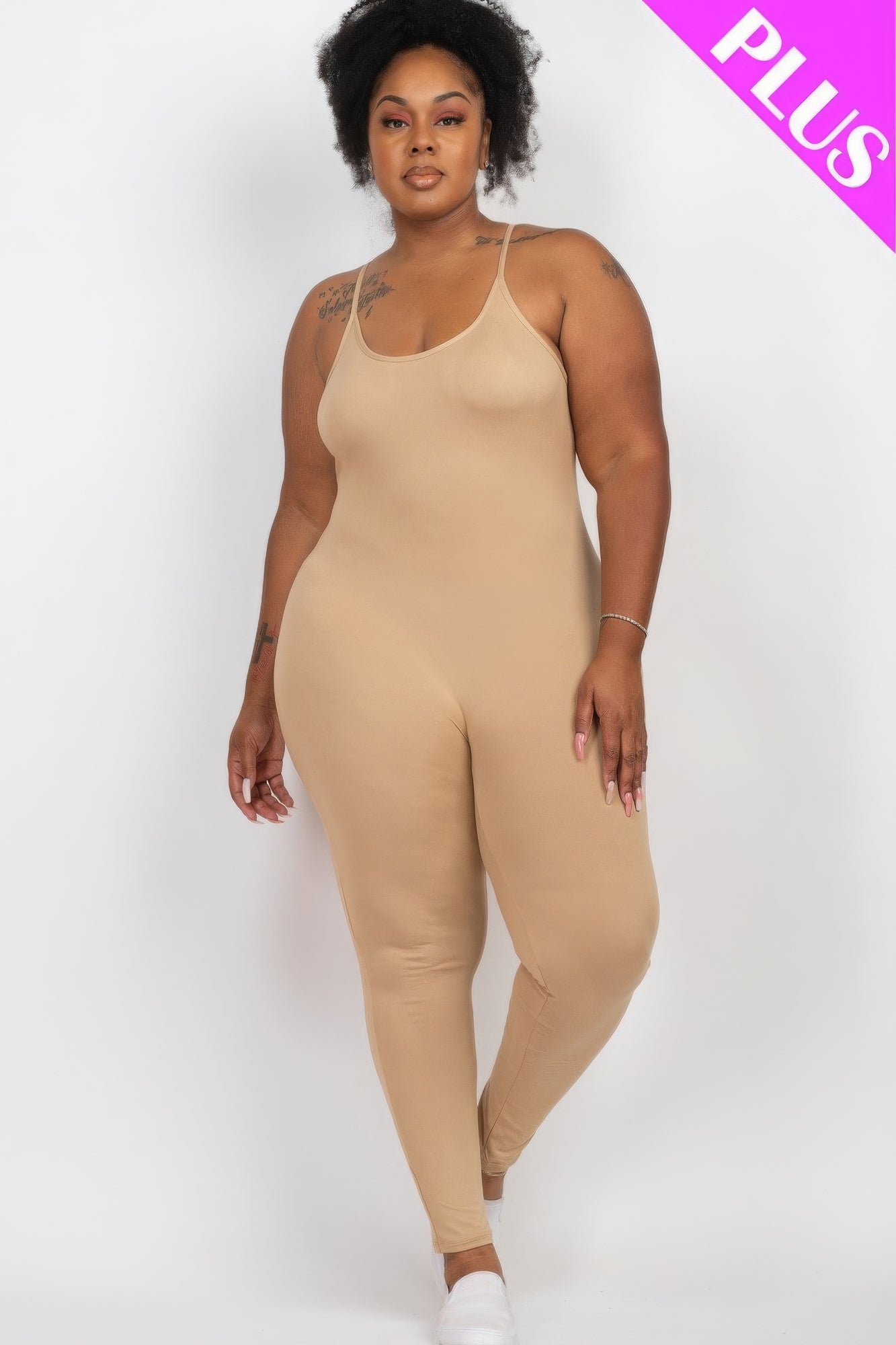 “Kim” Safari Cami Jumpsuit