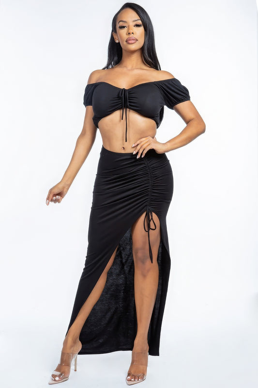“No Second Chances” Skirt Set
