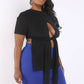 “Raya” Slit T Shirt