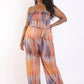 “Feel The Vibes” Orange Jumpsuit