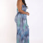 “Feel The Vibes” Blue Jumpsuit