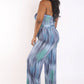 “Feel The Vibes” Blue Jumpsuit