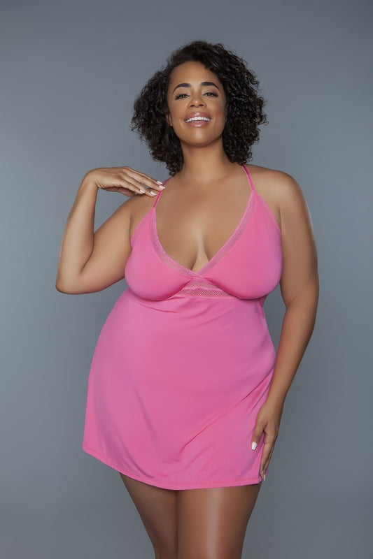 “Lay With Me” Coral Babydoll