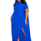 “Don’t Mock Me” Royal Cape Dress