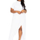 “Don’t Mock Me” White Cape Dress