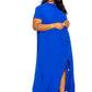 “Don’t Mock Me” Royal Cape Dress