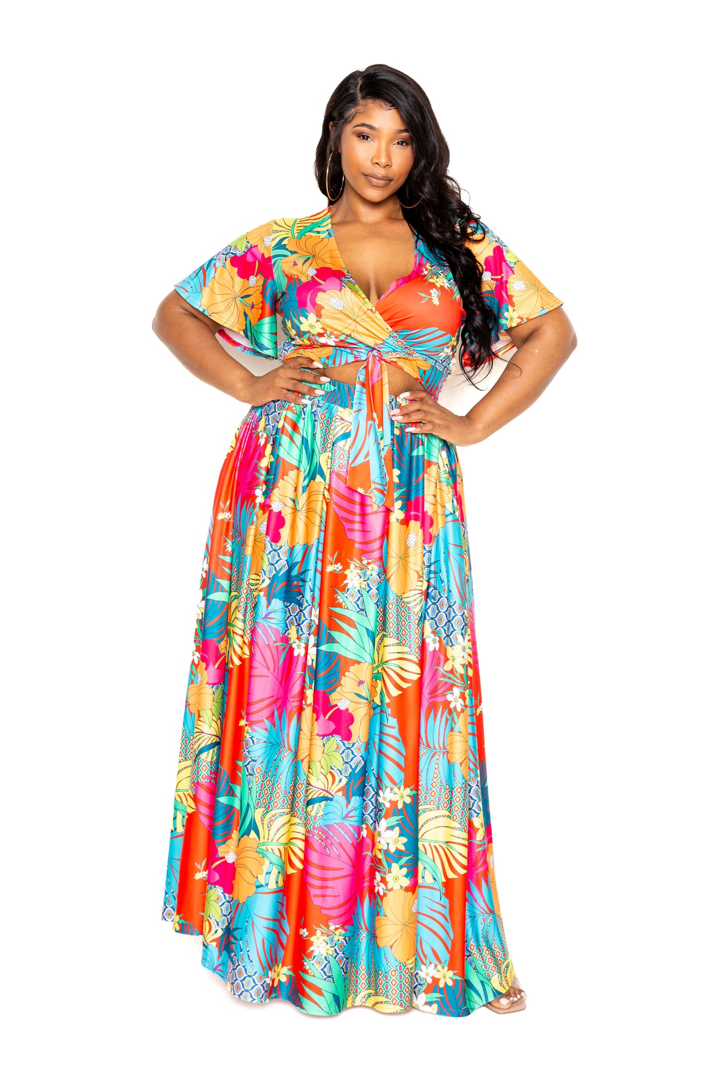 “Yvette” Maxi Skirt & Top Set