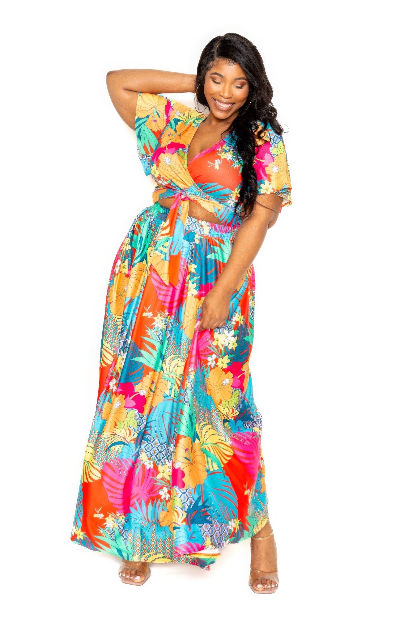 “Yvette” Maxi Skirt & Top Set