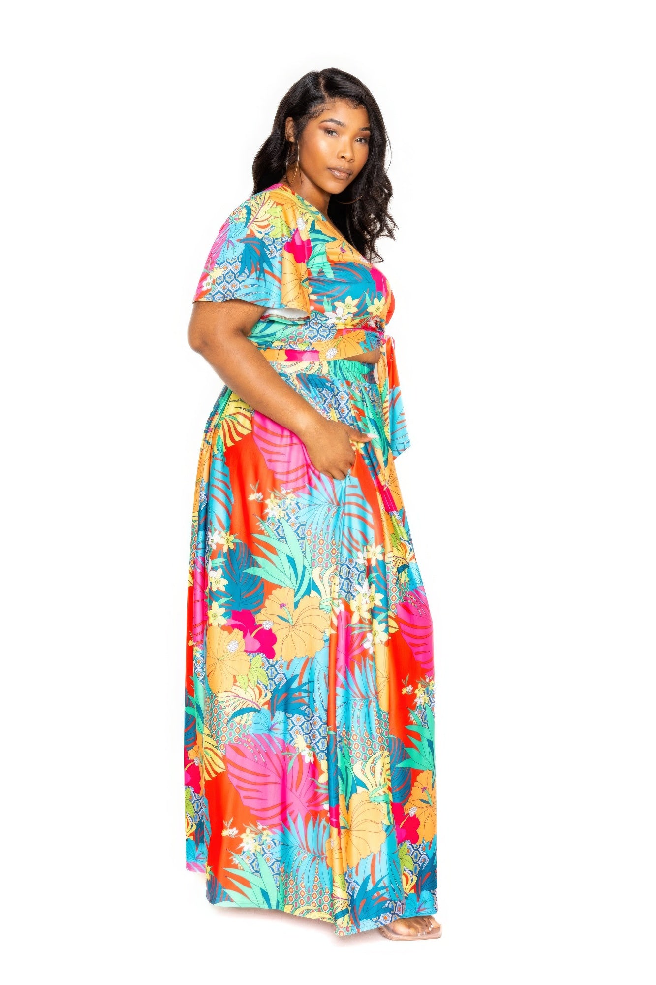 “Yvette” Maxi Skirt & Top Set
