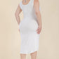 “Angel” White Midi Dress