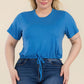 “Joy” Ibiza Blue Crop Top