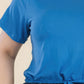 “Joy” Ibiza Blue Crop Top