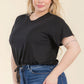 “Joy” Black Crop Top
