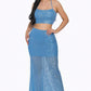 “Made 4 Me” Baby Blue Sequin Set