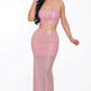 “Made 4 Me” Baby Pink Sequin Set