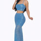 “Made 4 Me” Baby Blue Sequin Set