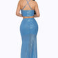 “Made 4 Me” Baby Blue Sequin Set