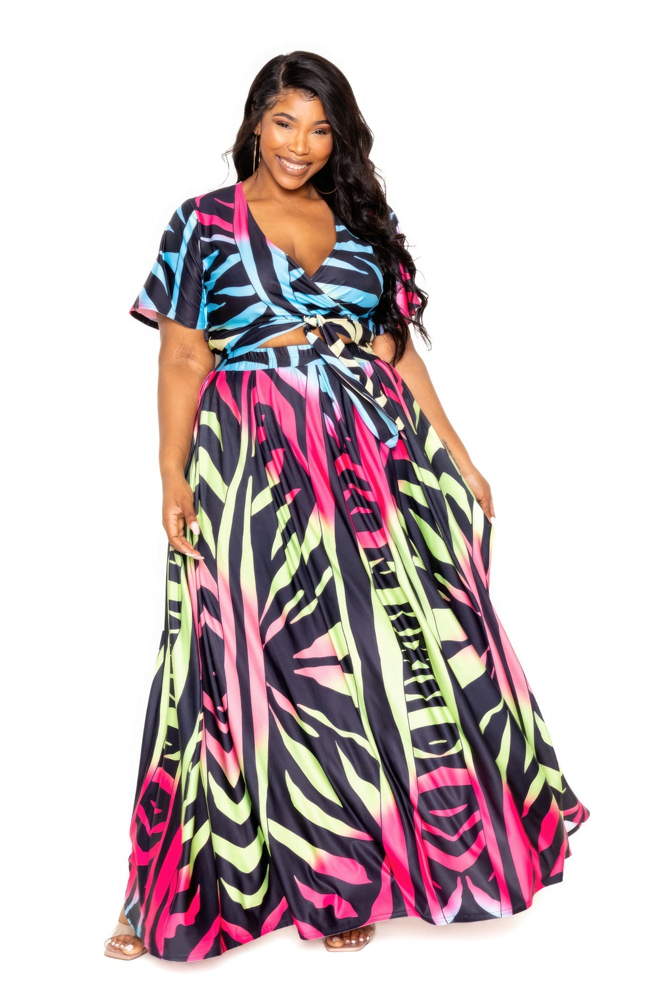 “Jazzlyn” Maxi Skirt & Top Set