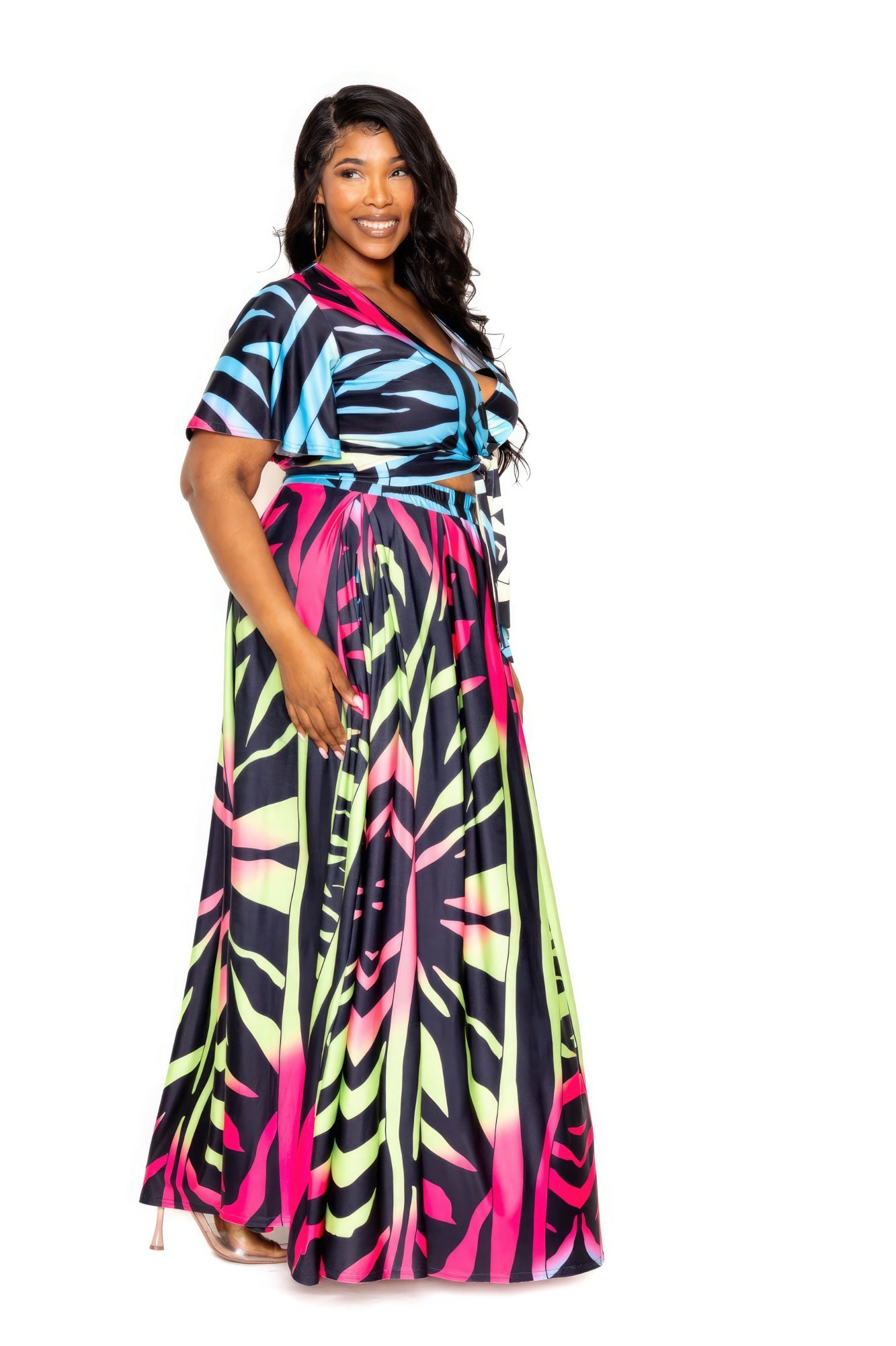 “Jazzlyn” Maxi Skirt & Top Set