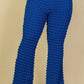“Bullet Proof” Royal Bubble Flare Pants