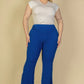 “Bullet Proof” Royal Bubble Flare Pants