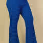 “Bullet Proof” Royal Bubble Flare Pants