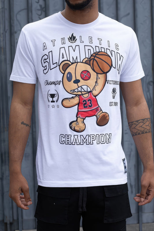 “Slam Dunk” White T-shirts