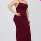 “Shai” Burgundy Maxi Dress