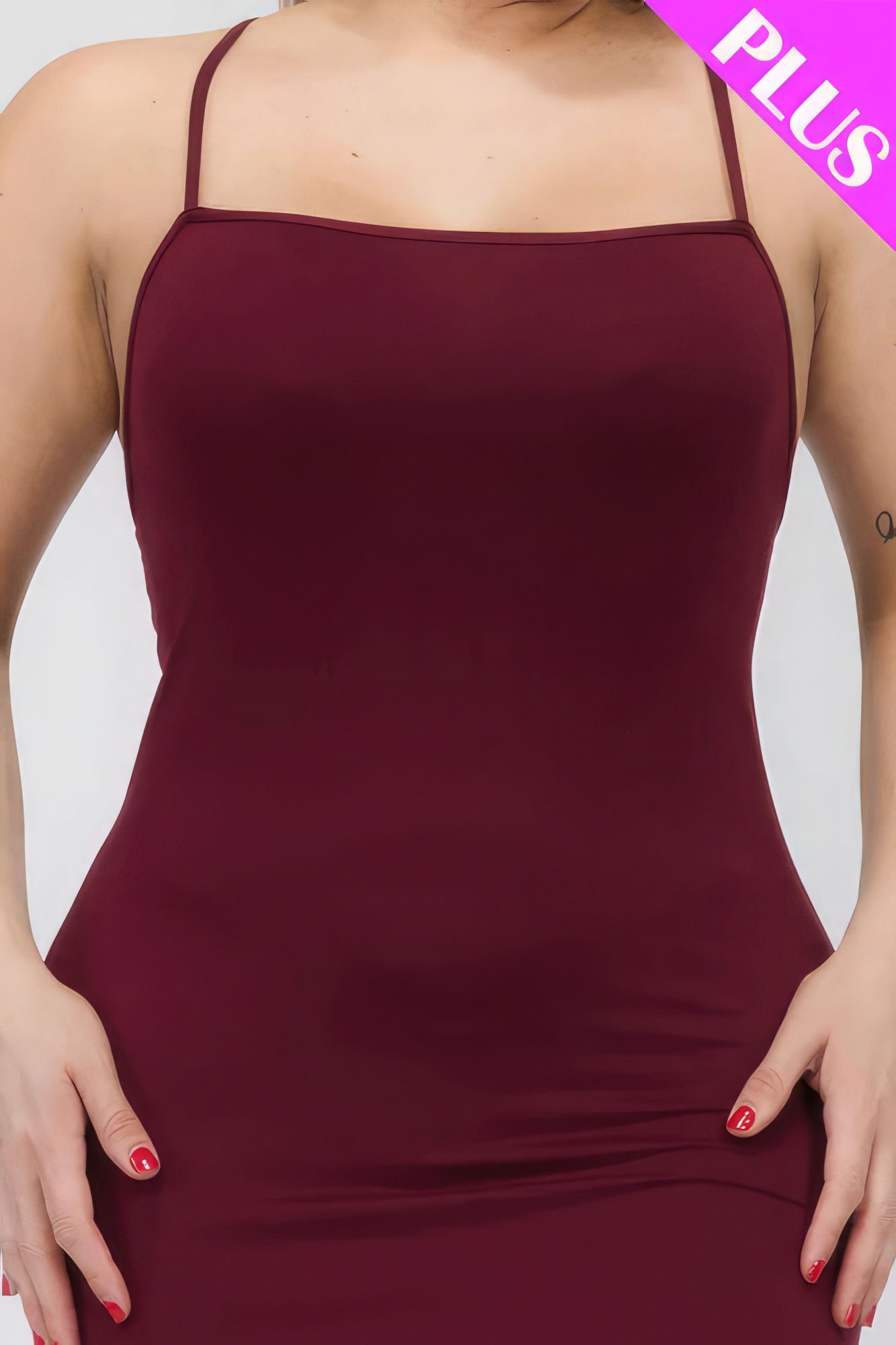 “Shai” Burgundy Maxi Dress