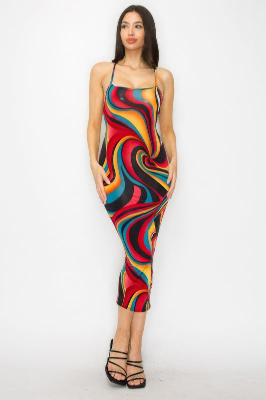 “Celestial Muse” Midi Dress