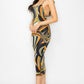 “Marble Goddess” Midi Dress