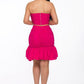 “Fiesta” Fuchsia Mini Skirt Set