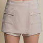 “Bratty Behavior” Beige Vertigo Skorts