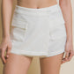 “Bratty Behavior” White Vertigo Skorts