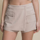 “Bratty Behavior” Beige Vertigo Skorts