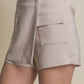 “Bratty Behavior” Beige Vertigo Skorts