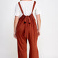 “Fall For You” Brick Jumpsuit Overalls