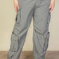 “DND” Steel Grey Parachute Pants