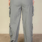 “DND” Steel Grey Parachute Pants