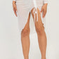 “Eyes Drawn” Ruched Skirt