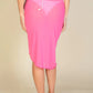 “Stuck on Me” Fuchsia Ruched Skirt