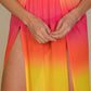 “Show That Skin” Yellow Multi Maxi Skirt