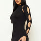 “Annelise” Black Mini Dress