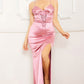 “Un-Hand Me” Deco Rose Maxi Dress