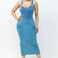 “Suzanne” Cargo Midi Dress