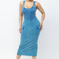 “Suzanne” Cargo Midi Dress