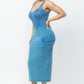 “Suzanne” Cargo Midi Dress